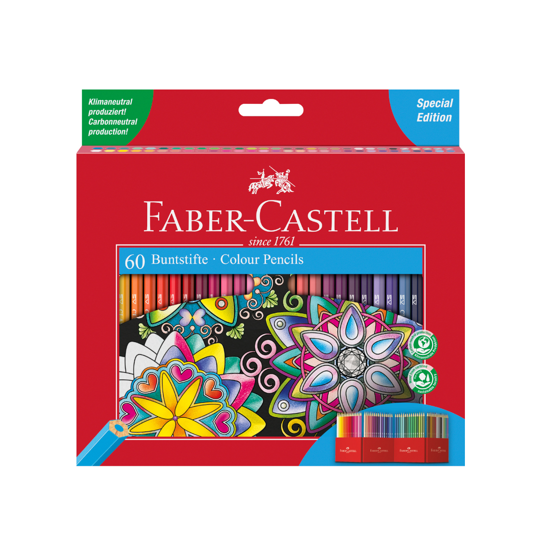 Colores Faber-Castell Hexagonales x 60