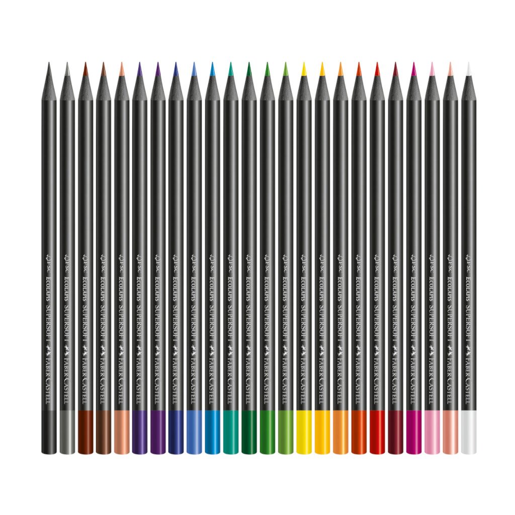 Colores Faber-Castell Supersoft x 24