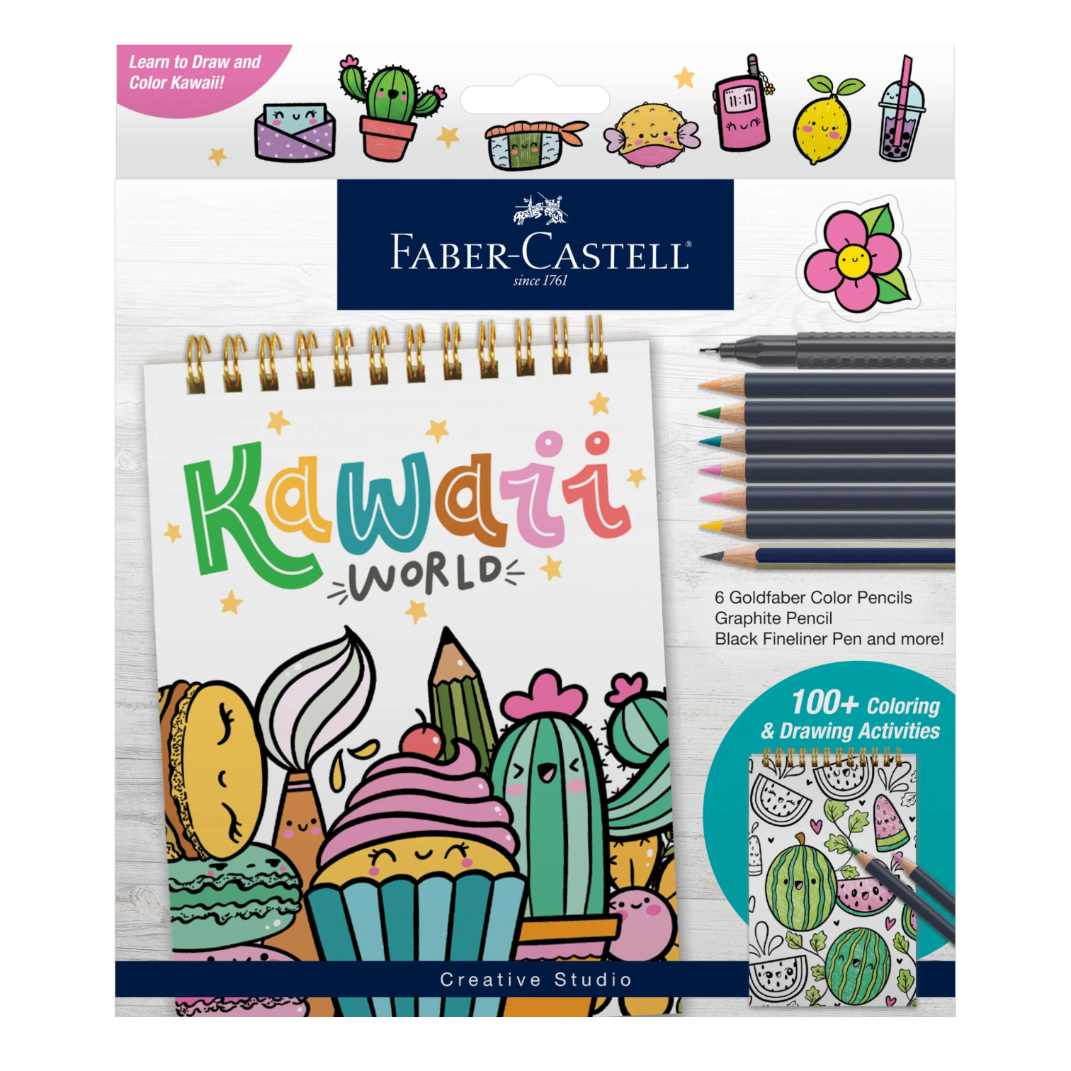 Faber Castell Set para Dibujar Kawaii World / Mundo Kuwaii