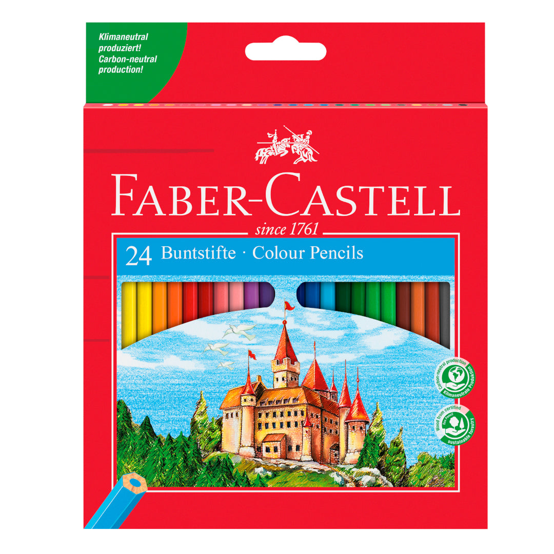 Colores Faber-Castell Hexagonal x 24