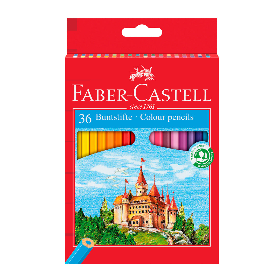 Colores Faber-Castell Hexagonal x 36