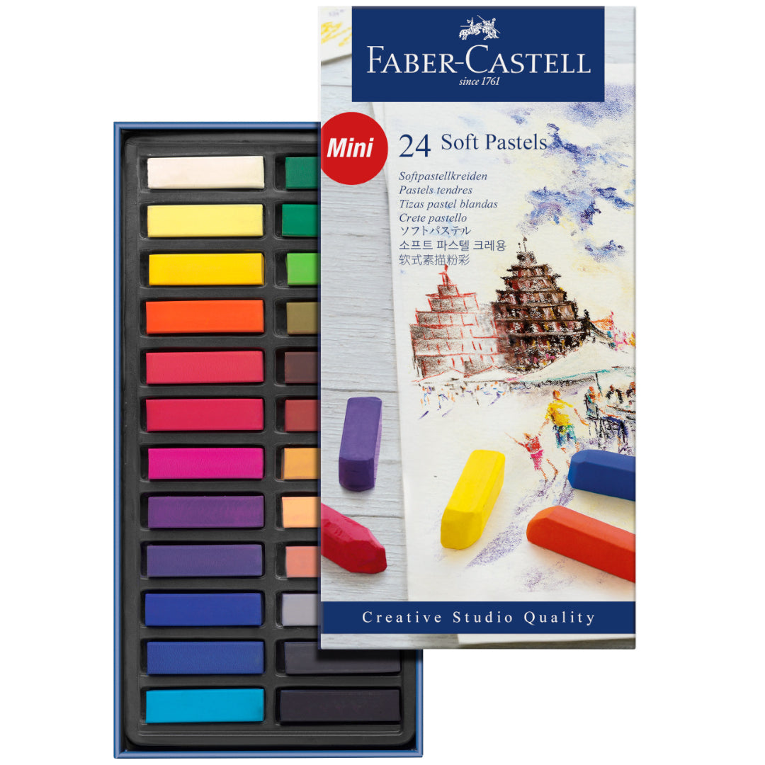 Tizas Faber Castell Soft Pastel Cortos x 24