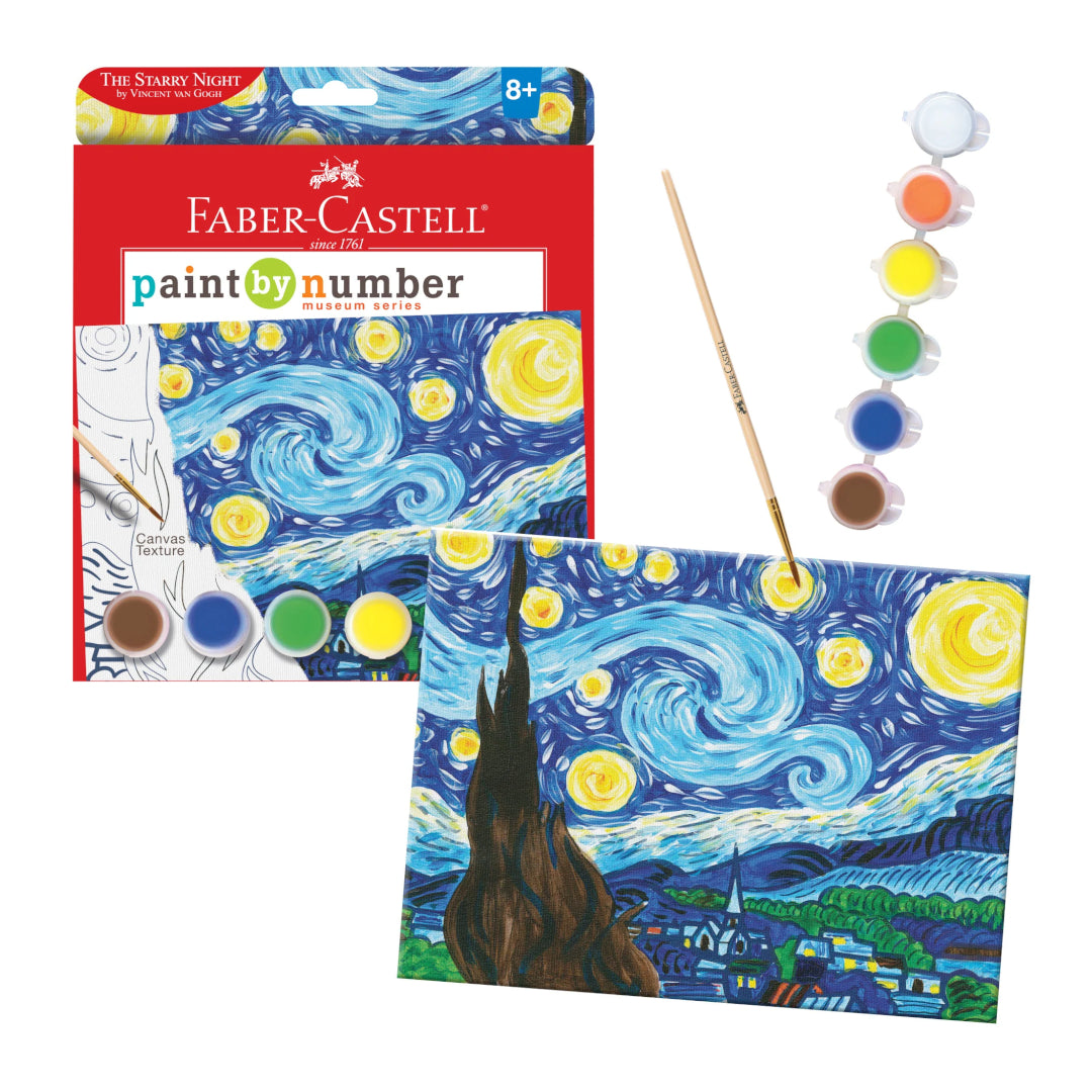 Canvas Faber-Castell Paint By Number The Starry Nigh