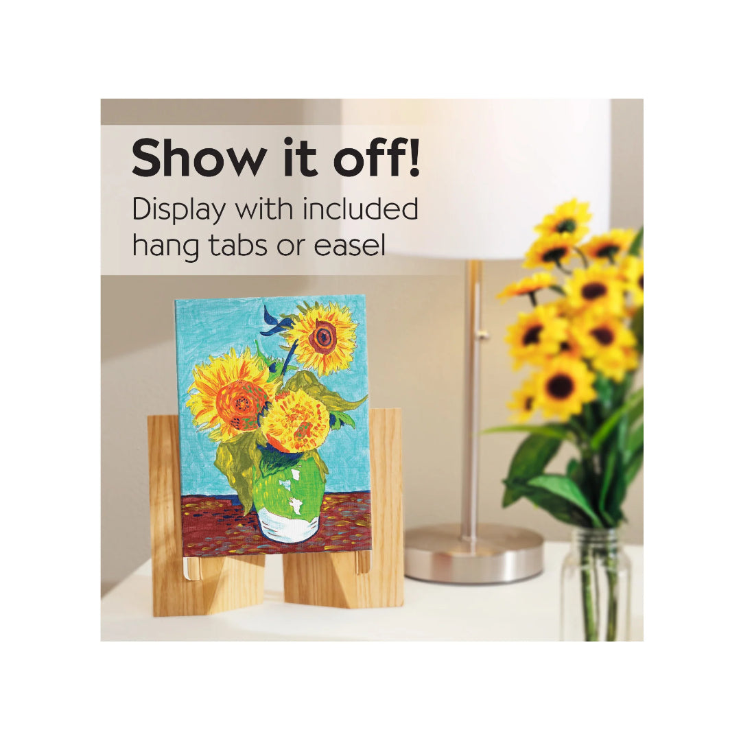 Canvas Faber-Castell Paint By Number Sunflowers