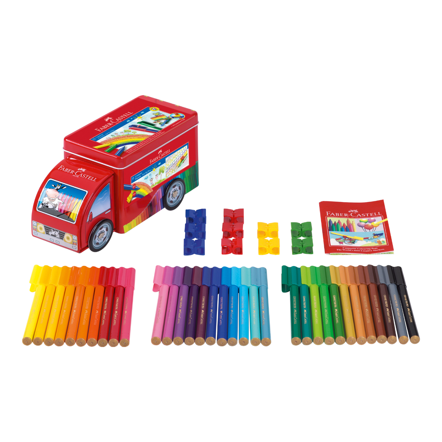 Faber-Castell Plumones Camión con 33 piezas