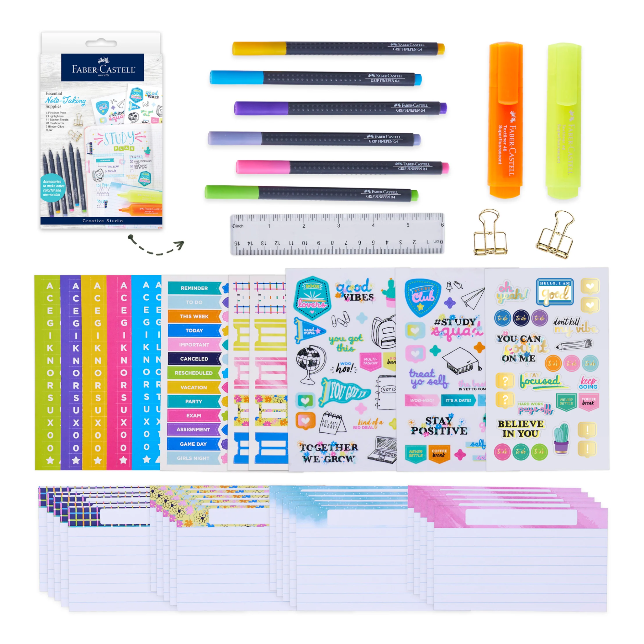 Faber Castell Kit Esencial Para Tomar Notas y Apuntes