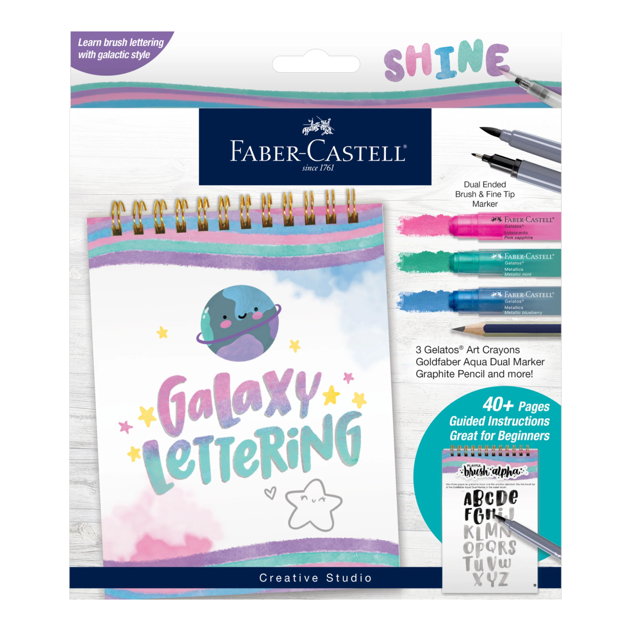 Faber Castell  Set Completo de Caligrafía y Letras Galácticas