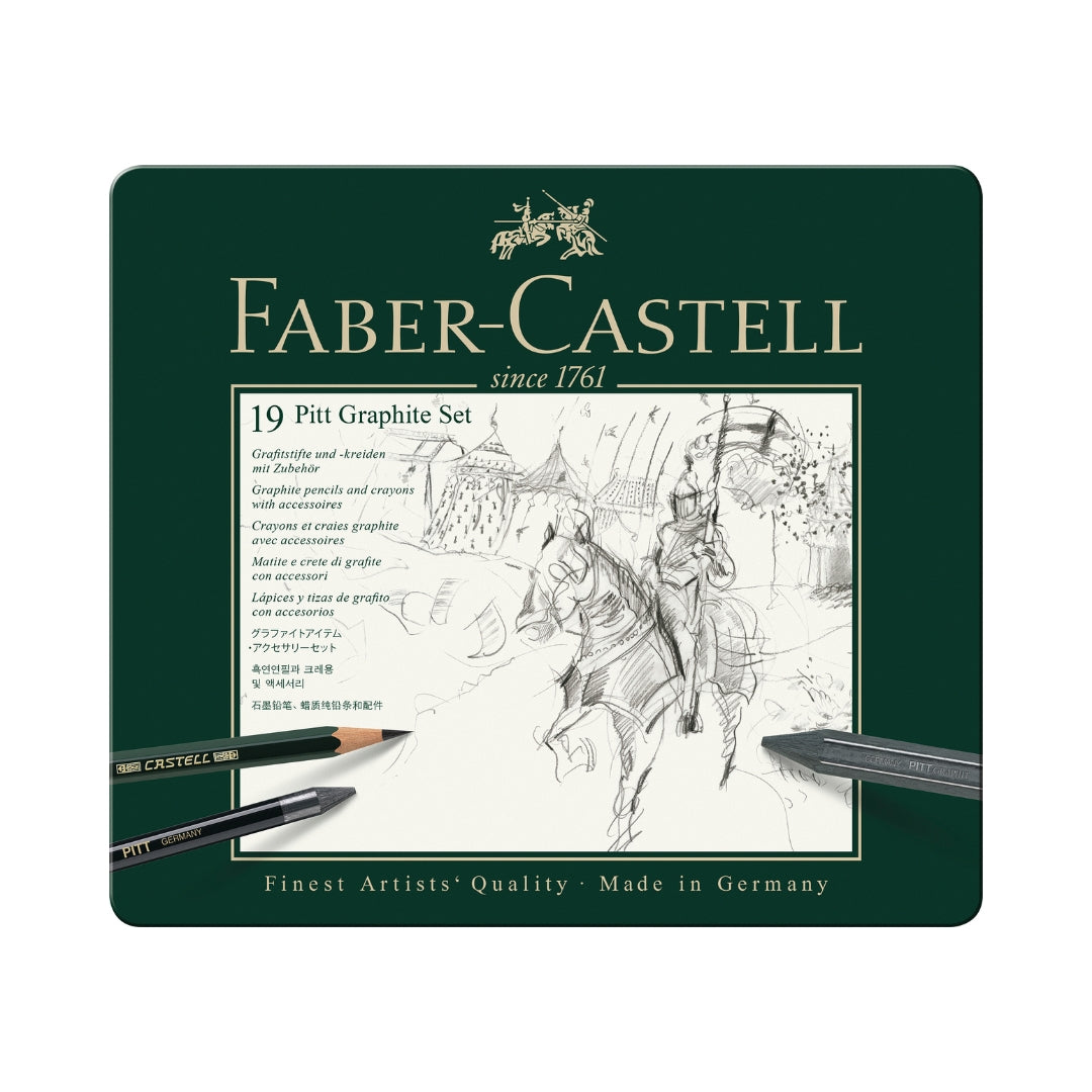 Faber Castell Pitt Graphite Set Lata X 19 Faber Castell Mexico