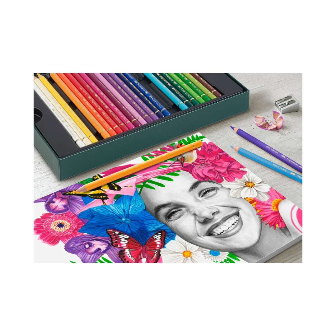 Faber Castell Polychromos y Pitt Graphite Matt. Set Juego de Regalo x 40