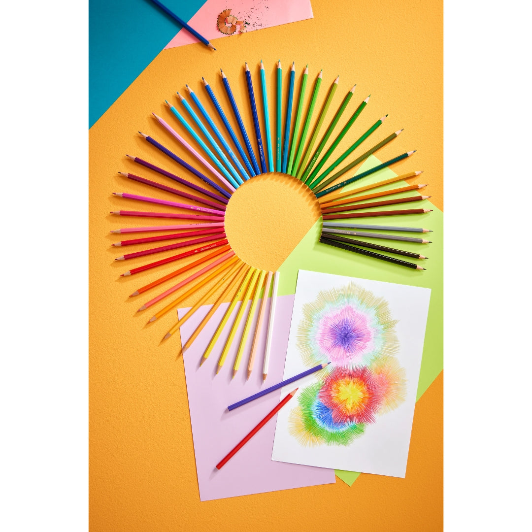 Faber Castell Lápices de Colores Hexagonales x 72