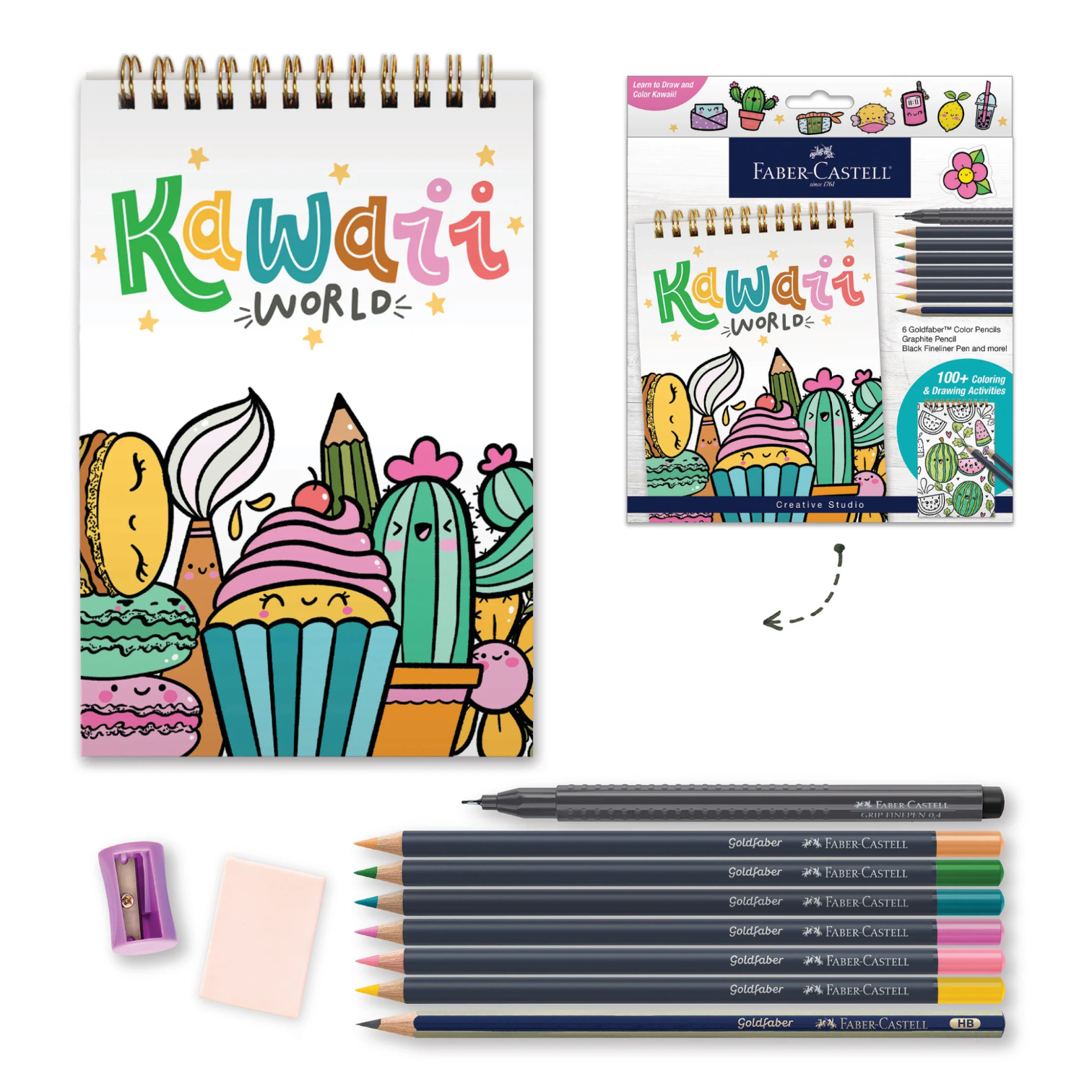 Faber Castell Set para Dibujar Kawaii World / Mundo Kuwaii