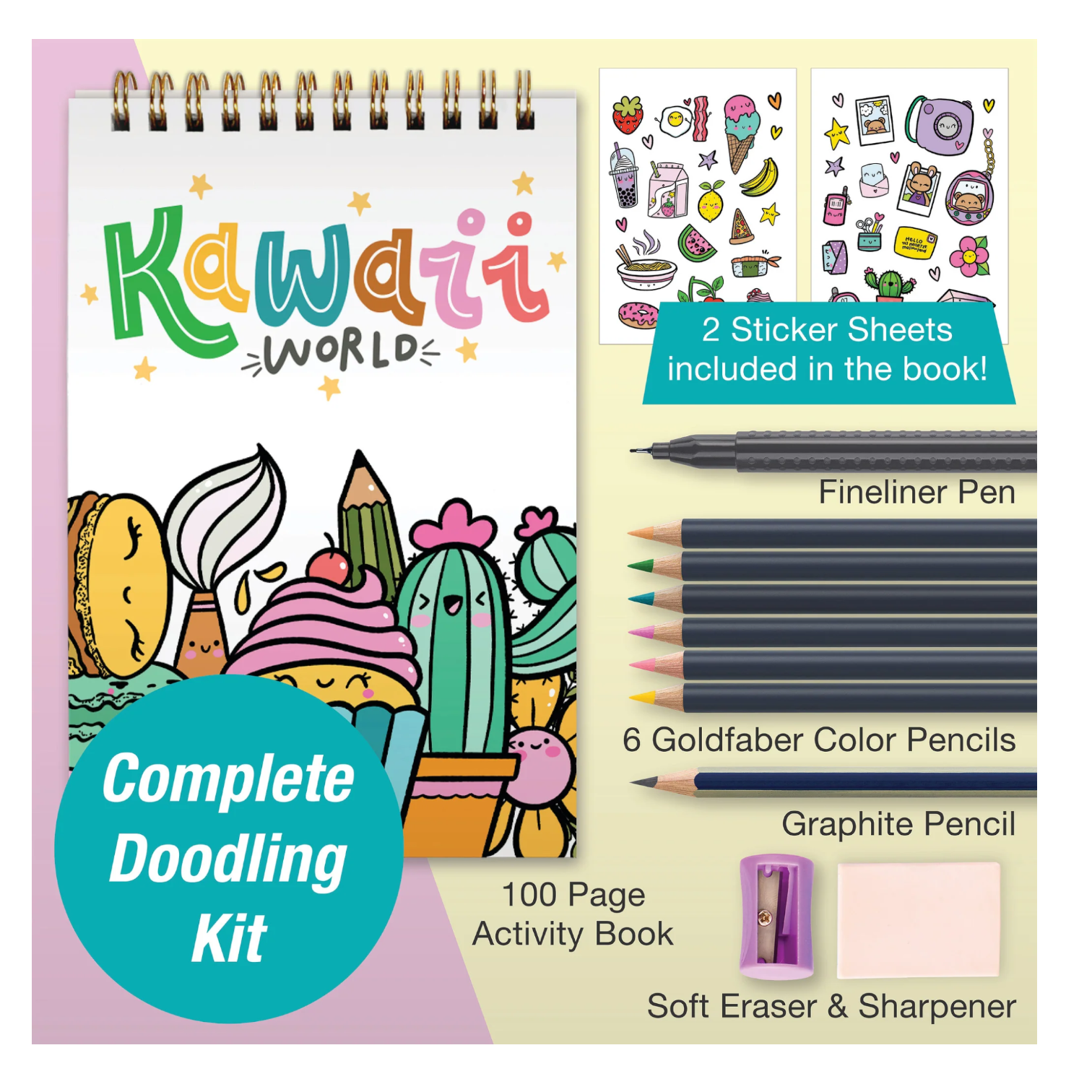 Faber Castell Set para Dibujar Kawaii World / Mundo Kuwaii