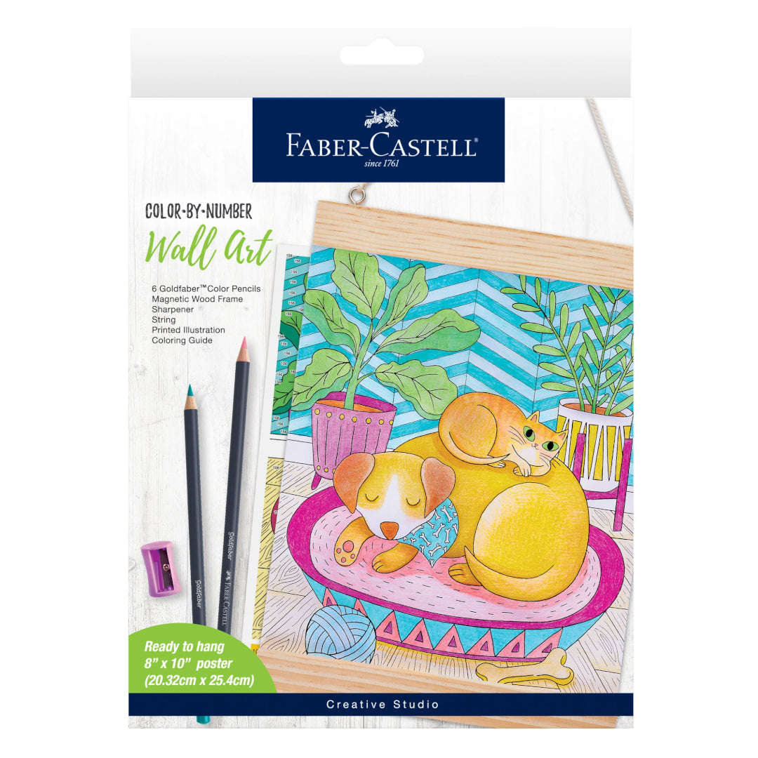 Faber-castell Color By Number Wall Art Pet