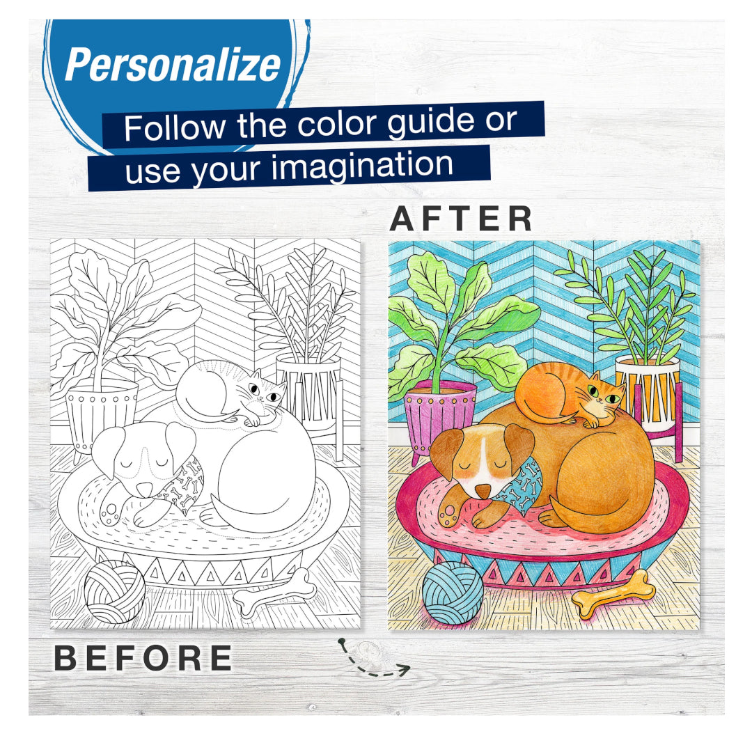 Faber-castell Color By Number Wall Art Pet
