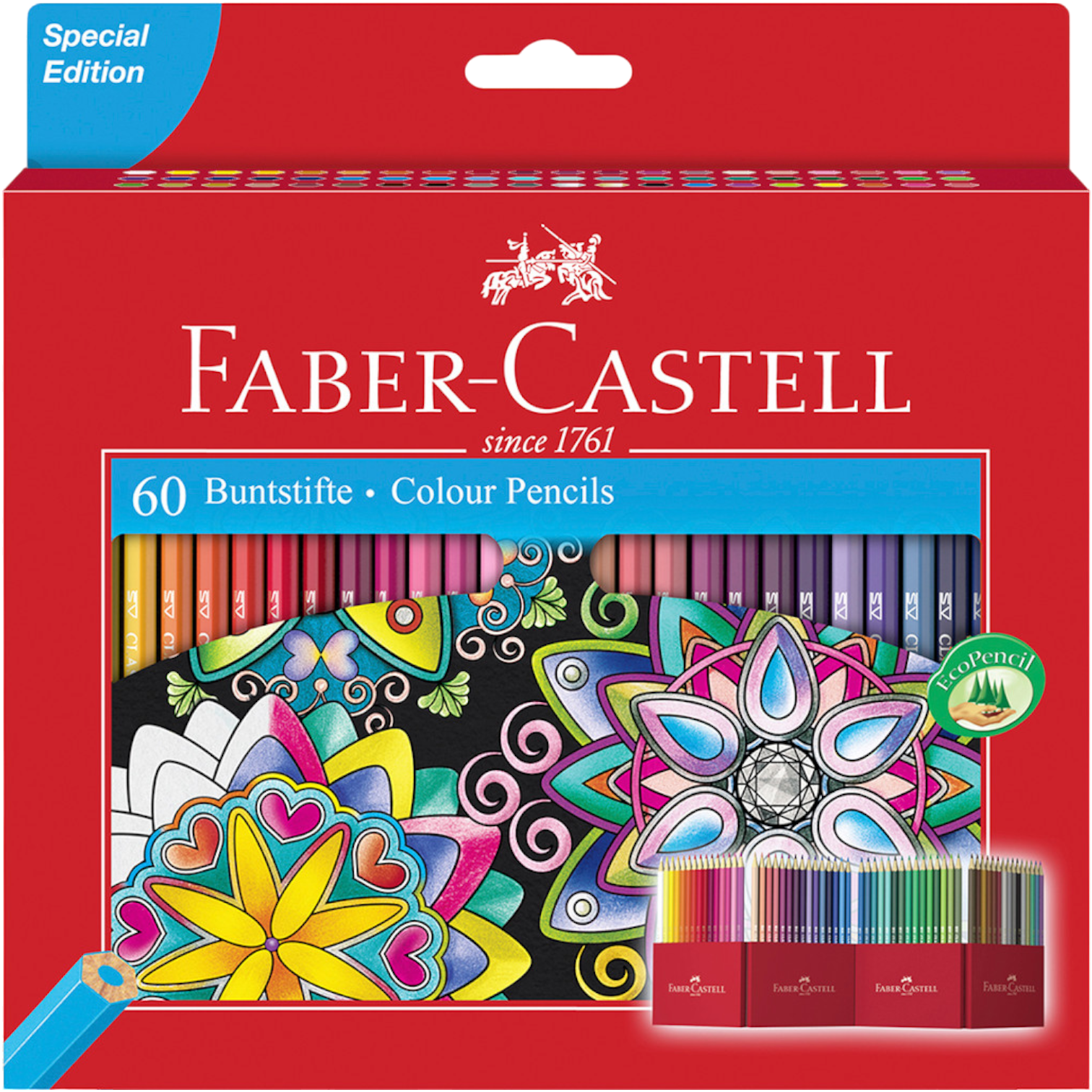 Colores Faber-Castell Hexagonales x 60