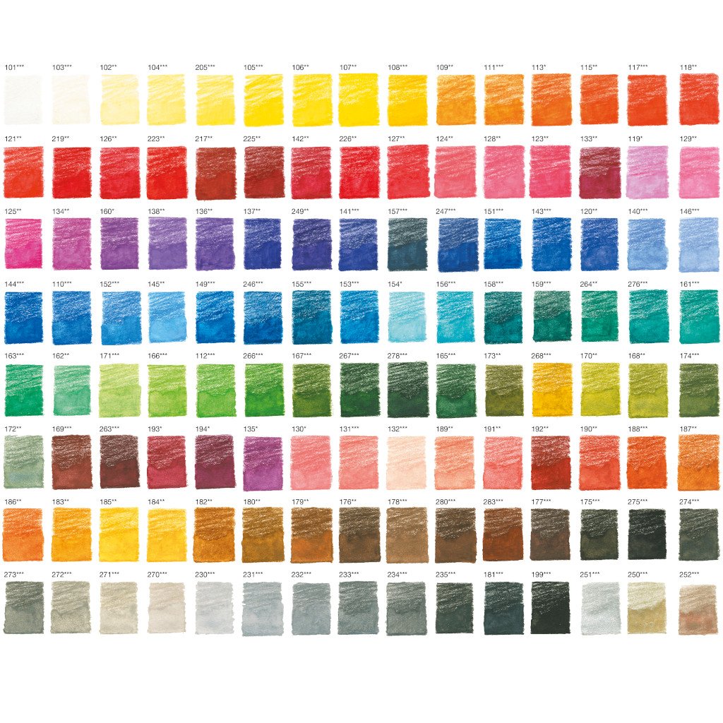 Colores Faber-Castell Albrecht Durer Acuarelables Profesional x 24