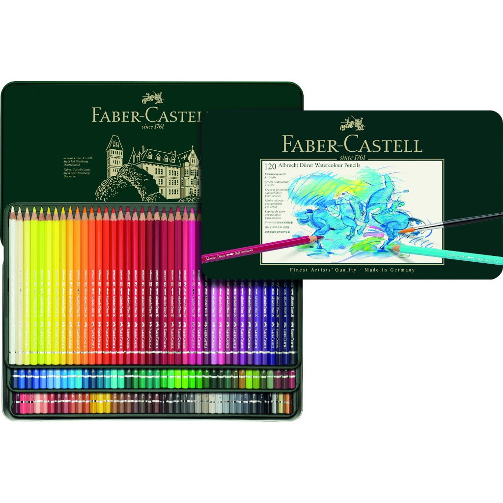 Colores Faber-Castell Albrecht Durer Acuarelables Profesional x 120