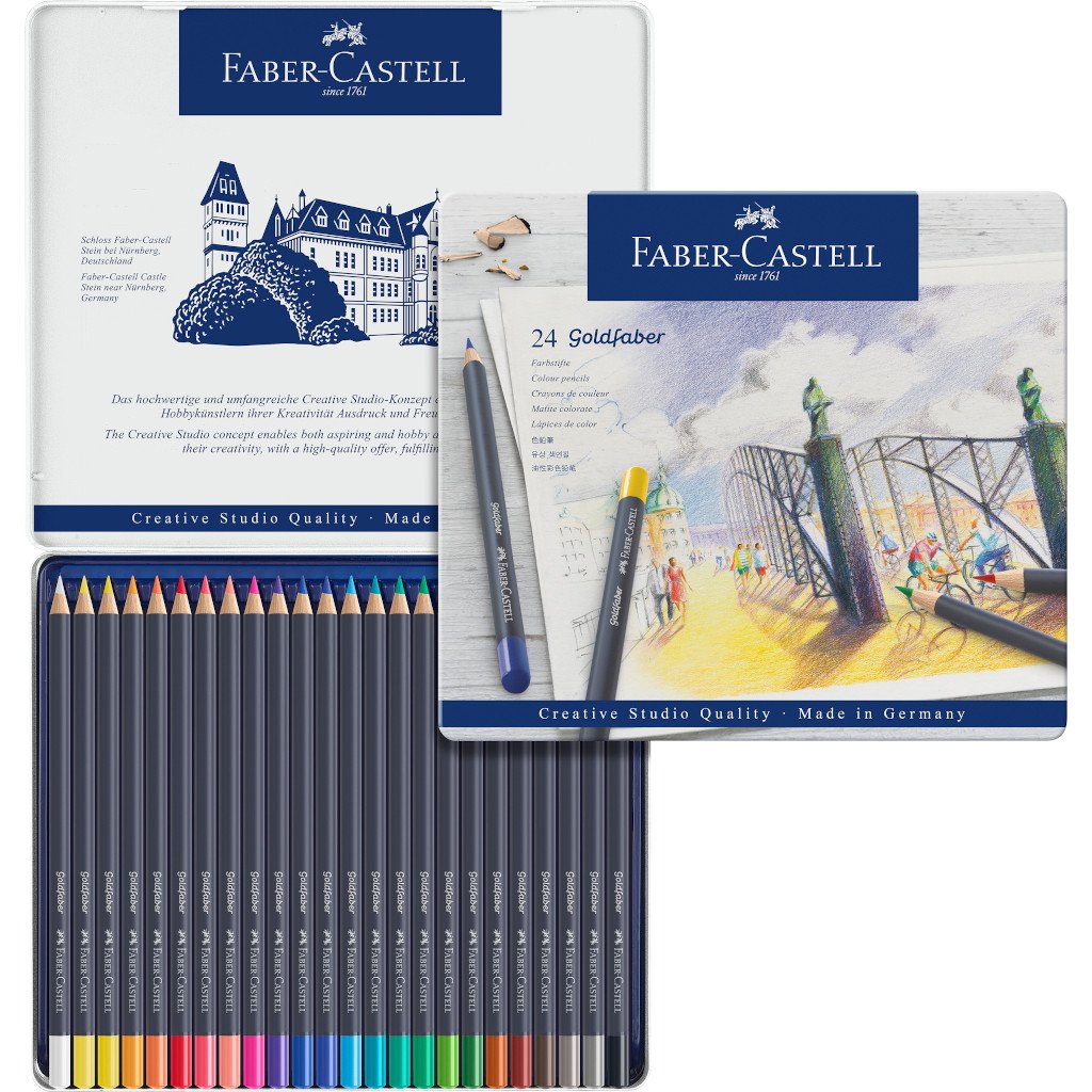 Colores Faber-Castell Goldfaber para Arte x 24