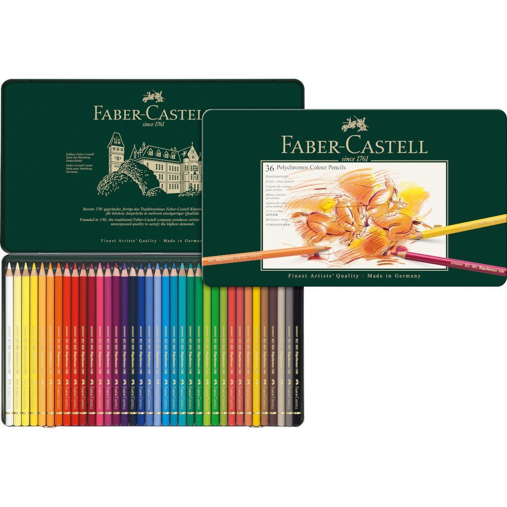 Colores Faber-Castell Polychromos Profesionales x 36
