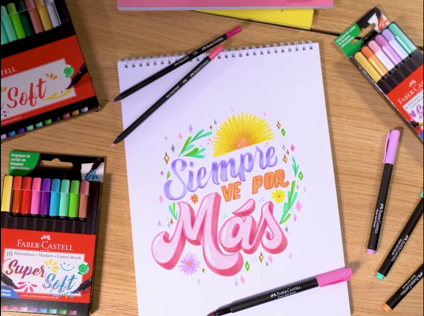 Plumones Faber-Castell SuperSoft x 50 Punta Brocha – Faber Castell Mexico