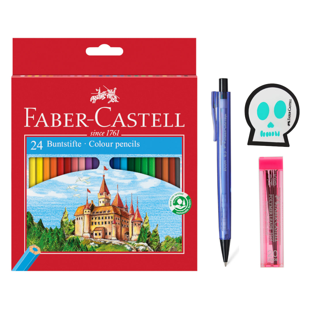 Colores Faber-Castell Hexagonal x 24 PROMOCIÓN