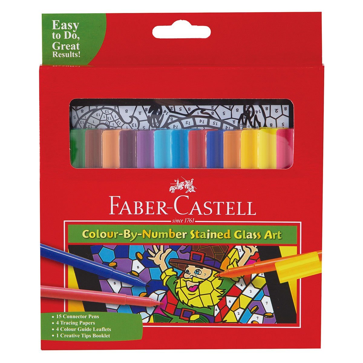 Plumones Faber Castell Set para Colorear por Numero c/15 plumones