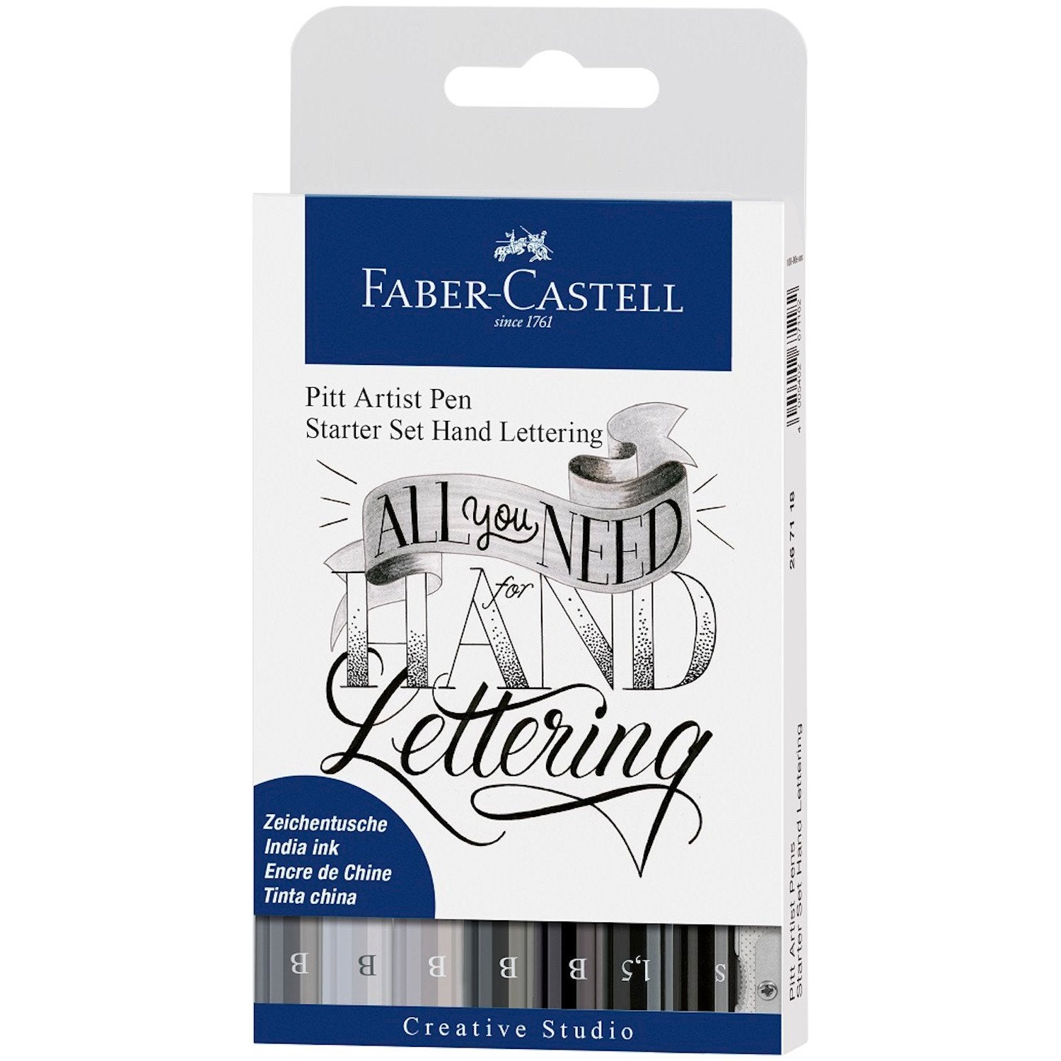 Marcadores Faber Castell Lettering KIT INICIO x 8